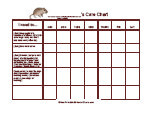 pet care chart